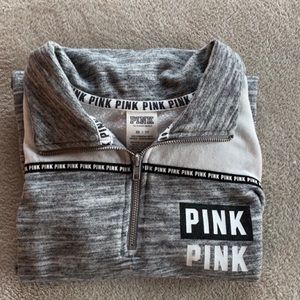 PINK quarter-zip
